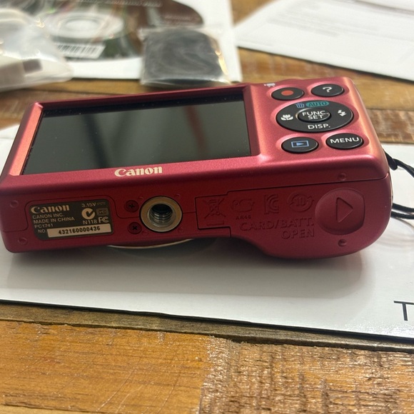 Canon PowerShot A810 Digital Camera - Red Open Box - Picture 10 of 10